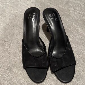 Mix No. 6 Classic Black Women's Mules